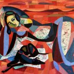 Sharing a blanket with Matisse by contemporary artist Hennie Niemann jnr